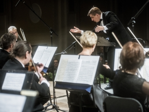  Nicholas Miltonas ir Lietuvos kamerinis orkestras. LNF archyvo  nuotr.