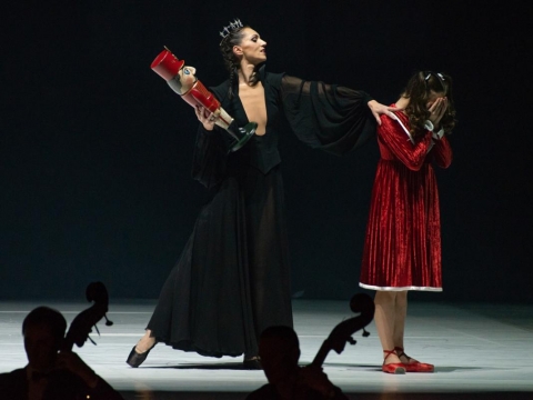 Olga Konošenko šokio spektaklyje „Spragtukas“. M. Aleksos nuotr.