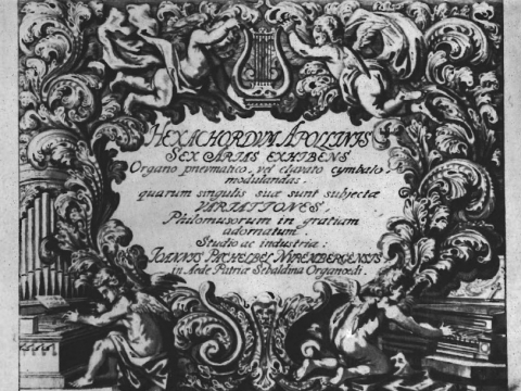 Johanno Pachelbelio „Hexachordum Apollinis“