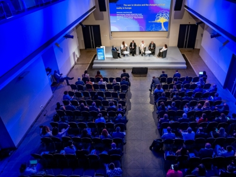 Akimirka iš pernai vykusios Sacharovo konferencijos. J. Petronio nuotr.