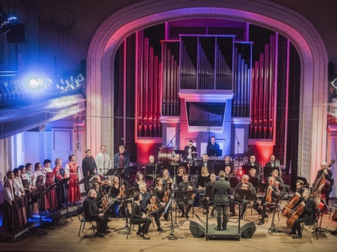 Festivalio pradžios koncertas „Folkloras ir dabartis“ Nacionalinėje filharmonijoje. LNF nuotr.