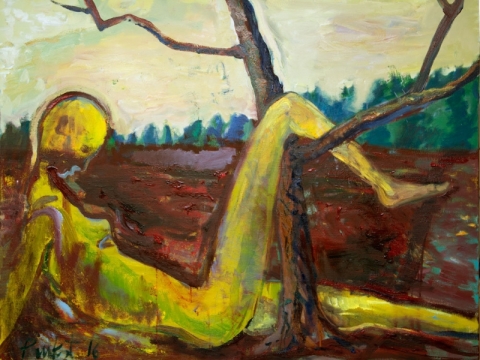 Vygantas Paukštė, Prie medžio. 2016 m.