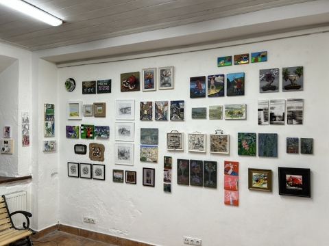 Kalėdinė miniatiūrų paroda „Galerijoje RA“. Organizatorių nuotr.