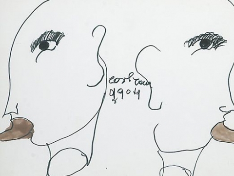 Vaizdas: Carol Rama, Visi, 1984
