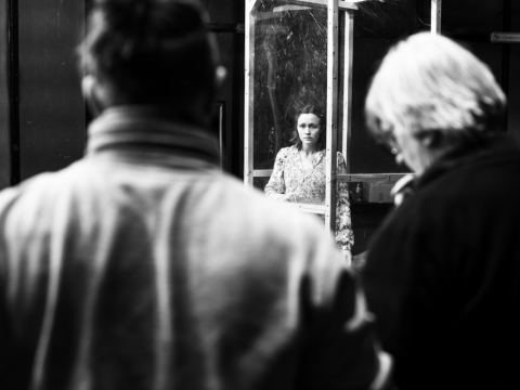 Spektaklio „Requiem“ repeticija. D. Rimeikos nuotr.