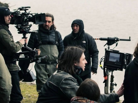 Rostislavas Kirpičenko filmavimo aikštelėje