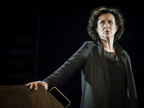 Nelė Savičenko (Sofja Tolstaja) spektaklyje „Rusiškas romanas“ . D. Matvejevo nuotr.