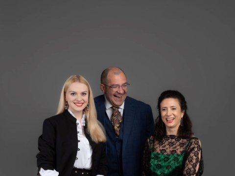 Salomėja Petronytė, Genadijus Bergorulko, Vaida Maulevičė. Organizatorių nuotr.