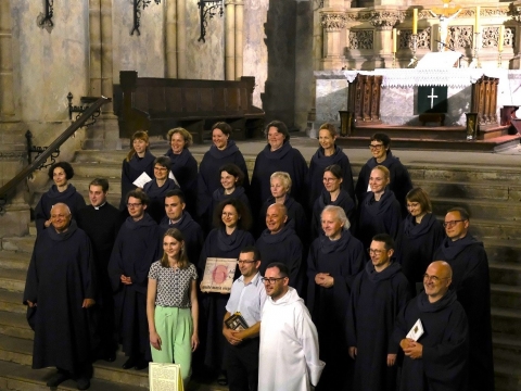 „Schola Gregoriana Vilnensis“ koncertas Legnicoje. G. Pranckūno nuotr.