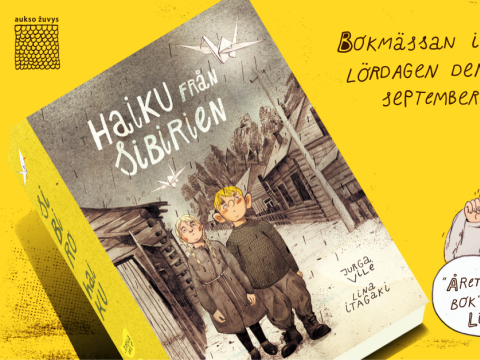 Linos Itagaki sukurta informacinė skrajutė švedų skaitytojams