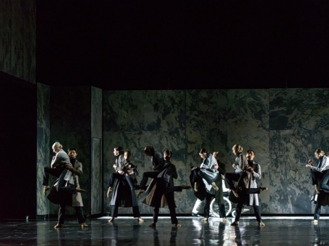 Scena iš šokio spektaklio „Faustas“. M. Aleksos nuotr.