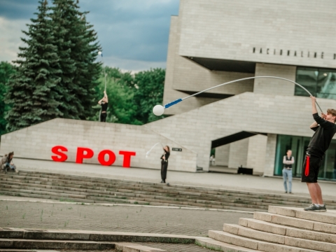 Gatvės teatro festivalis „Spot“. D. Putino nuotr.