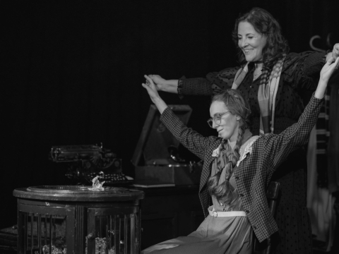 Scena iš spektaklio „Stiklinis žvėrynas“ .Naujojo teatro archyvo nuotr.