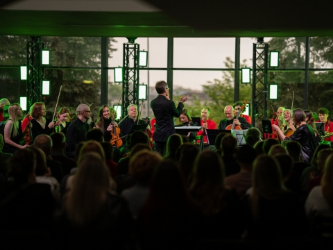 Šv. Kristoforo kamerinis orkestras „Vilnius Spring Festival“. I. Juros nuotr.  