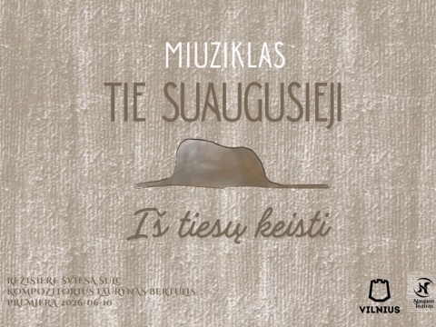 Miuziklo „Tie suaugusieji iš tiesų keisti“ plakatas
