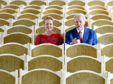 Loreta Bartusevičiūtė-Noreikienė ir Virgilijus Noreika. R. Danisevičiaus nuotr.  