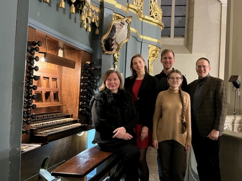 VU vargonų studija „Unda Maris“. Organizatorių nuotr.