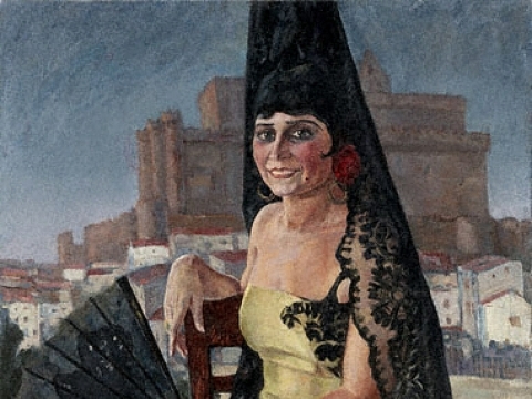 Vladas Didžiokas, Marijona Rakauskaitė Karmen rolėje. 1926 m.