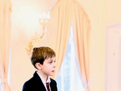 Jauniausias konkurso autorius Viktoras Dainovskis (g. 2014). I. Vyšniauskaitės nuotr.