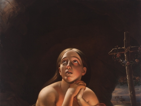 Vladislovas Neveravičius (18141815–1891). Atgailaujanti šv. Marija Magdalietė. LNDM