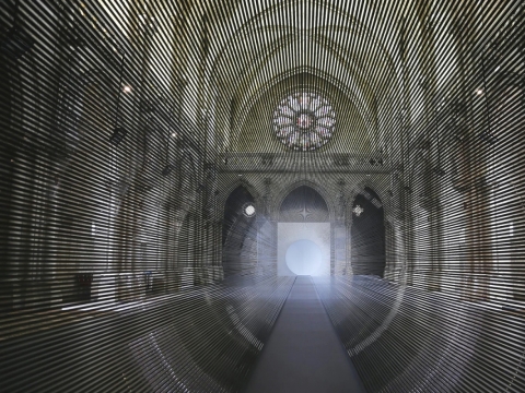 Žilvinas Kempinas, „Tūba“. Lietuvos paviljonas 53-ioje Venecijos meno bienalėje. 2009 m.