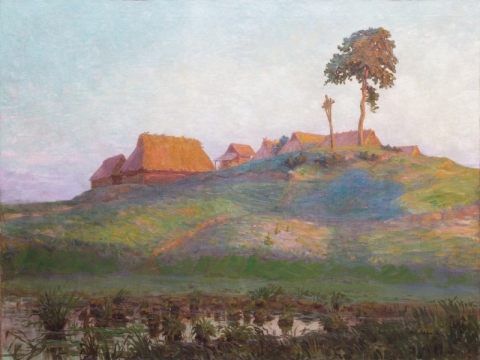 A. Žmuidzinavičius, „Dzūkų kaimelis“. 1910 m.