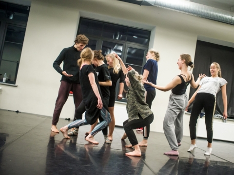 Tarptautinės vizualinio teatro dirbtuvės ,,Kosmos theatre Lab’19“. D. Pu nuotr.