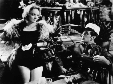 Marlene Dietrich ir Gary Cooperis filme „Marokas“