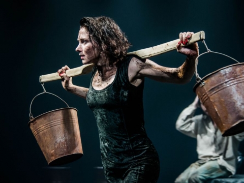 Scena iš spektaklio „Marti“. L. Vansevičienės nuotr.
