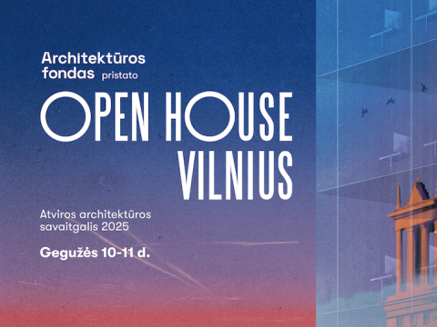„Open House Vilnius 2025“. Plakato  kūrėjas L. Barkauskas