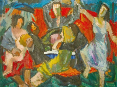 Antanas Gudaitis, „Siautėjimas“. 1960-1967. Antano Gudaičio kūrybos fondo kolekcija