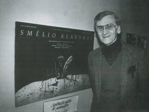 Algirdas Landsbergis Kauno dramos teatre 1991 m.  
