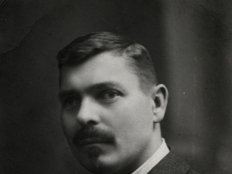 Peliksas Bugailiškis. Fot. Maksas Rubinšteinas, apie 1924–1925 m., Šiaulių „Aušros“ muziejus