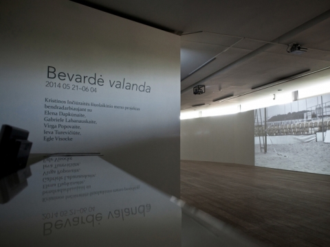 Kristina Inčiūraitė, parodos „Bevardė valanda“ ekspozicijos fragmentas. E. Levin nuotr.