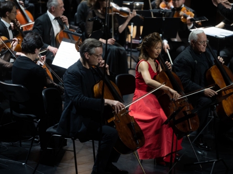 Klaipėdos violončelės festivalio akimirka. E. Sabaliauskaitės nuotr.