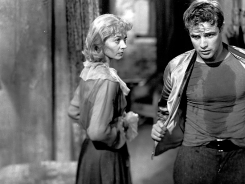 Vivien Leigh ir Marlonas Brando filme „Geismų tramvajus“ 