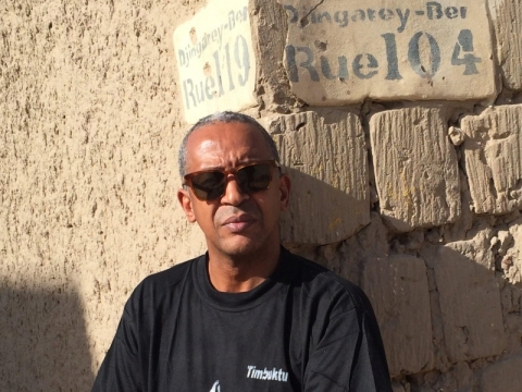 Abderrahmane’as Sissako filmuojant „Timbuktu“