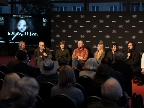 Baleto „Kopelija“ spaudos konferencija. M. Aleksos nuotr.