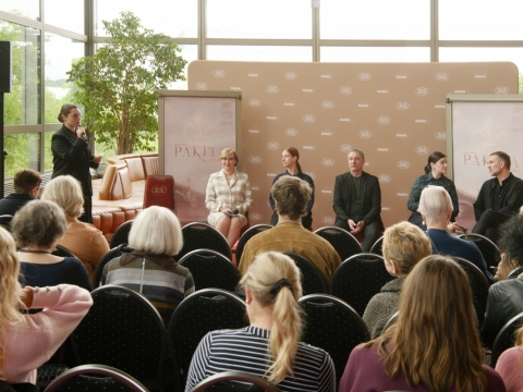 Baleto „Pakita“ spaudos konferencija. M. Aleksos nuotr.