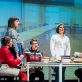 Scena iš „She She Pop“ spektaklio „Stalčiai“. D. Matvejevo nuotr.