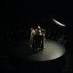 Scena iš spektaklio „Kosminiai namai“. M. Norvaišo nuotr.