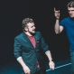 Kirilas Glušajevas ir Martynas Nedzinskas spektaklyje „Improvizacijos kovos“. Mantas HeadShooter nuotr.