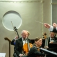 Vilmanto Kaliūno diriguojami Lietuvos nacionalinis simfoninis orkestras. D. Matvejevo nuotr. 