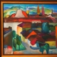 Jonas Čeponis, „Senamiesčio stogai“. 1976 m. A. Narušytės nuotr. 