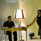 Scena iš šokio spektaklio „Mikas ir pusryčiai“. J. Venskaus nuotr.