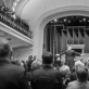 Finalinis „Gaudeamus“, LMTA simfoninis orkestras, choras, dirigentas Martynas Staškus. G. Matkutės nuotr.