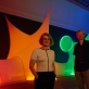 Marina Pugliese ir Andrea Lissoni priešais Aleksandros Kasubos „Spektrinį perėjimą“. 1975 m. „Haus der Kunst“, 2023 m. A. Osio nuotr.