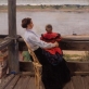 Sergejus Vinogradovas. Vasarnamis prie Volgos. 1901. Lietuvos dailės muziejus