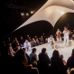 Scena iš spektaklio „Beatles for Babies“. D. Putino nuotr.