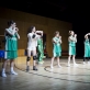Scena iš spektaklio „Žalgirės“. D. Stankevičiaus nuotr.